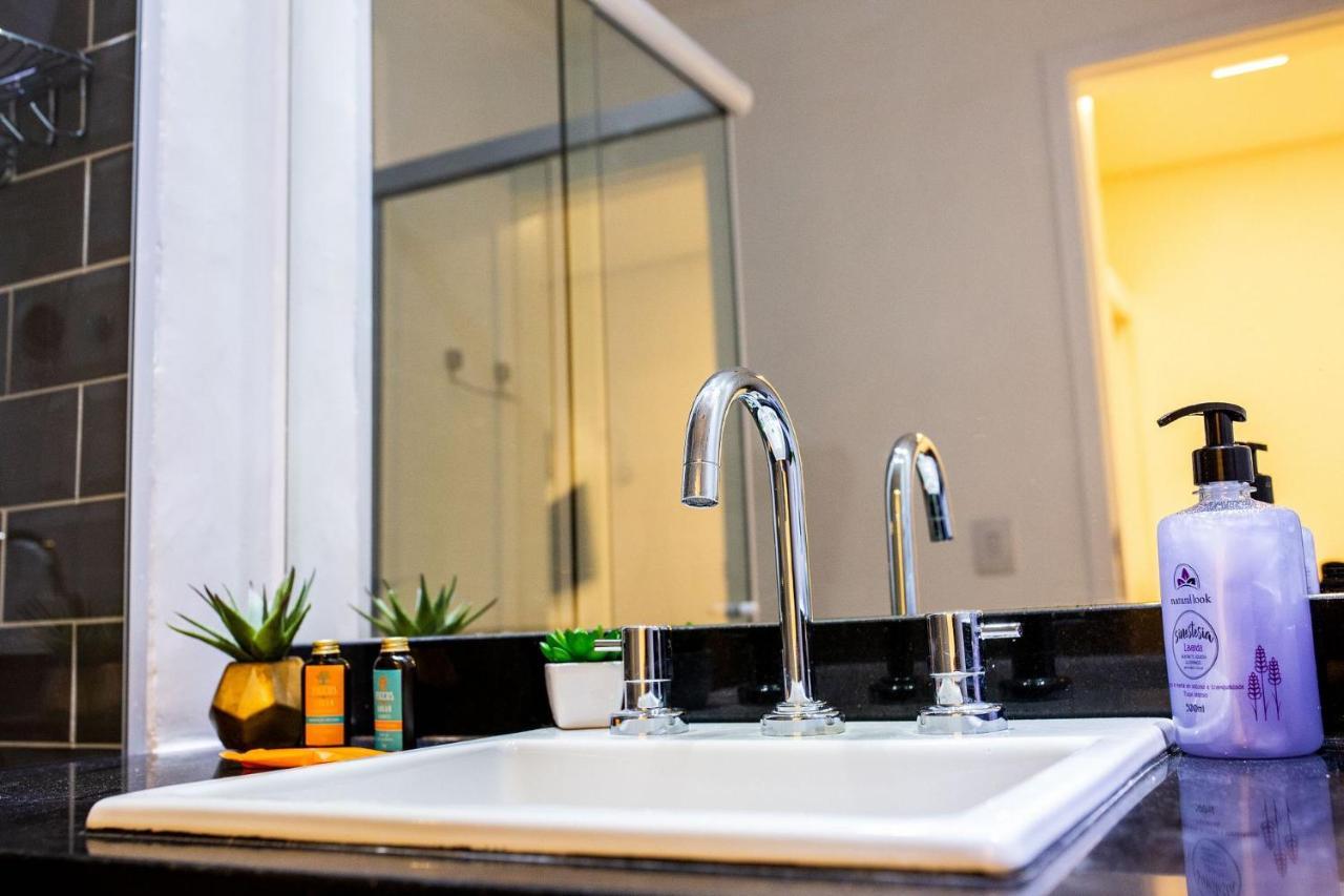 圣保罗Loft Design, Amplo, Modern Com Ar Condicionado Em Alto De Pinheiros公寓 外观 照片