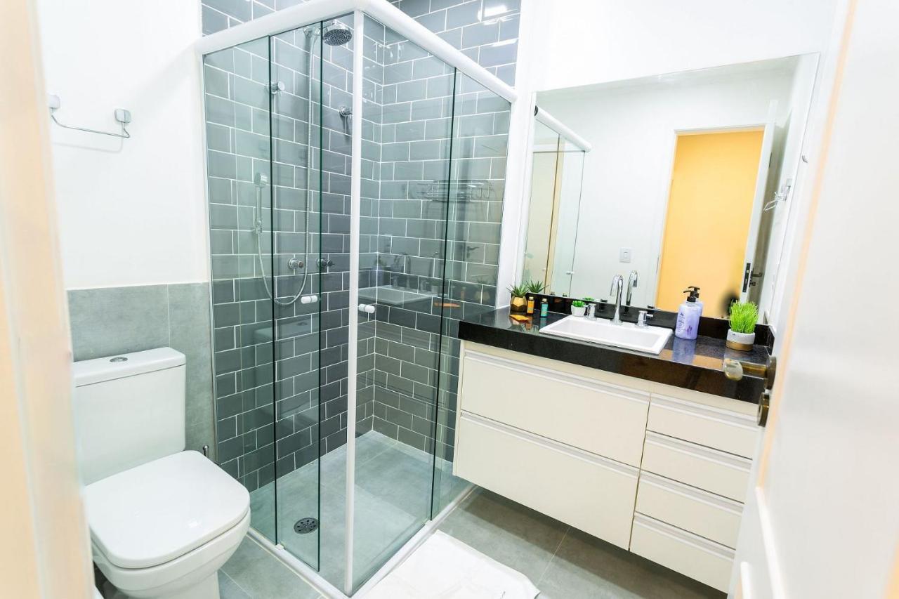 圣保罗Loft Design, Amplo, Modern Com Ar Condicionado Em Alto De Pinheiros公寓 外观 照片