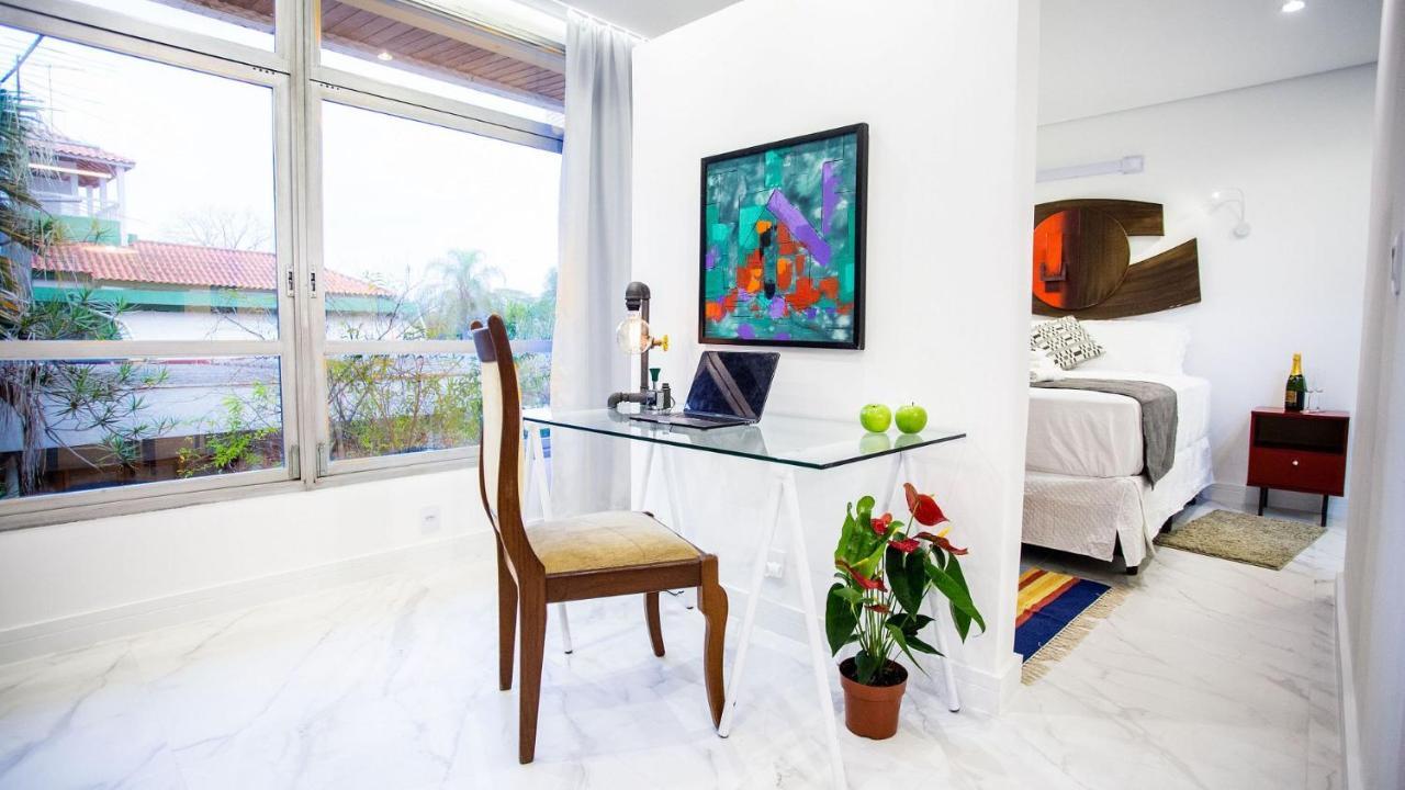 圣保罗Loft Design, Amplo, Modern Com Ar Condicionado Em Alto De Pinheiros公寓 外观 照片